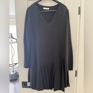 CHLOÉ Flounce Cady Drop-Waist Dress